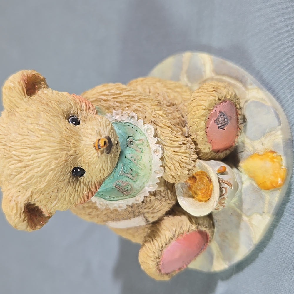 Cherished Teddies Benji Bear Honey Bee Figurine Life Is Sweet, Enjoy